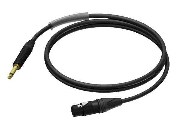 ProCab PRA900/3 - Jack male mono - XLR female - UltraFlex 3m ProCab PRA900/3 - Jack male mono - XLR female - UltraFlex 3m